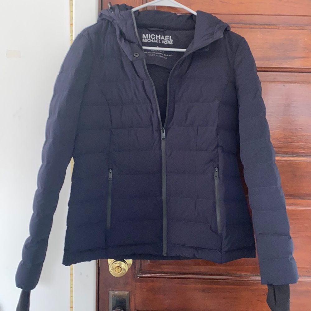 Black Michael Kors Puffer Jacket